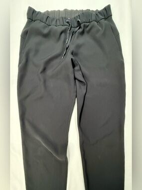 lululemon athletica Black Elastic Drawstring Jogger Pants